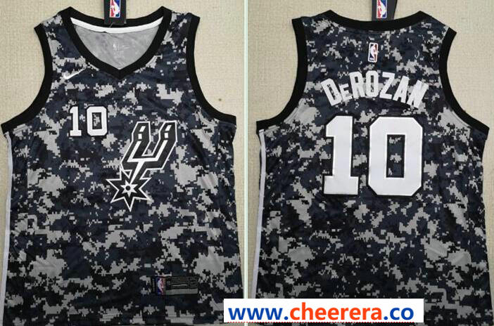 Demar DeRozan San Antonio Spurs camo Camo jersey