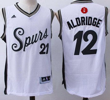 LaMarcus Aldridge Revolution San Antonio Spurs white jersey