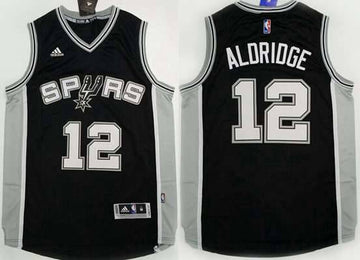 LaMarcus Aldridge Revolution San Antonio Spurs black jersey