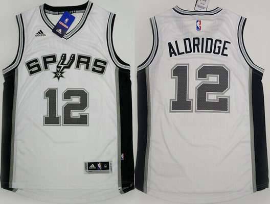 LaMarcus Aldridge Revolution San Antonio Spurs white jersey