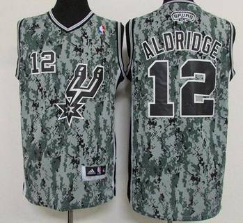 LaMarcus Aldridge Revolution San Antonio Spurs camo Camo jersey