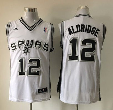 LaMarcus Aldridge Revolution San Antonio Spurs white jersey