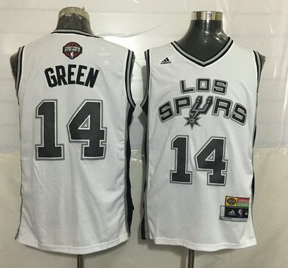 Danny Green San Antonio Spurs white jersey