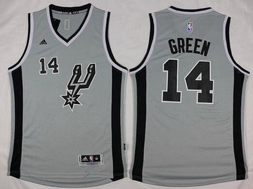 Danny Green San Antonio Spurs gray jersey