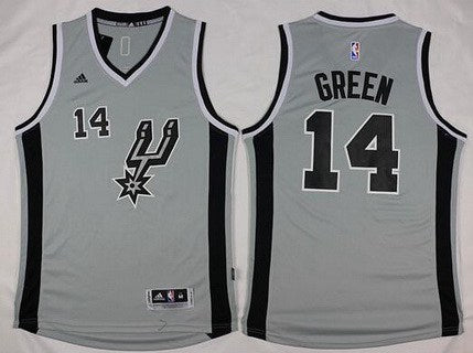 Danny Green San Antonio Spurs gray jersey