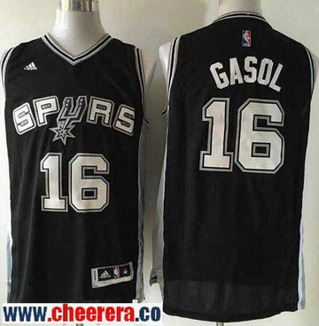 Pau Gasol San Antonio Spurs black jersey