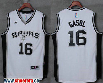 Pau Gasol San Antonio Spurs white jersey