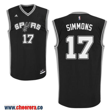 Jonathon Simmons San Antonio Spurs black jersey