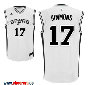 Jonathon Simmons San Antonio Spurs white jersey