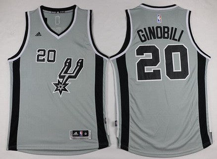 Manu Ginobili Revolution San Antonio Spurs gray jersey