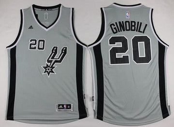 Manu Ginobili Revolution San Antonio Spurs gray jersey