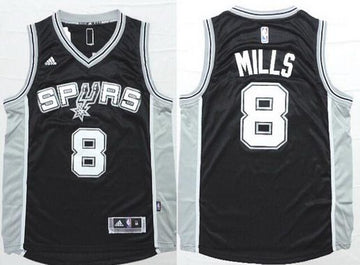 Patrick Mills Revolution San Antonio Spurs black jersey