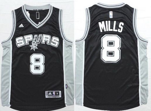 Patrick Mills Revolution San Antonio Spurs black jersey