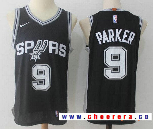 Tony Parker San Antonio Spurs black jersey