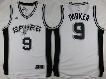 Tony Parker Revolution San Antonio Spurs white jersey