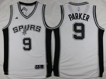 Tony Parker Revolution San Antonio Spurs white jersey