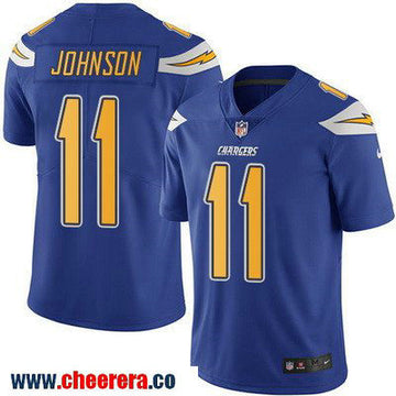 Stevie Johnson Los Angeles Chargers royal Color Rush jersey