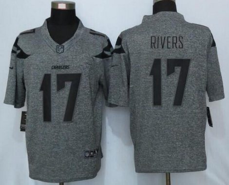 Philip Rivers Los Angeles Chargers gray Limited jersey