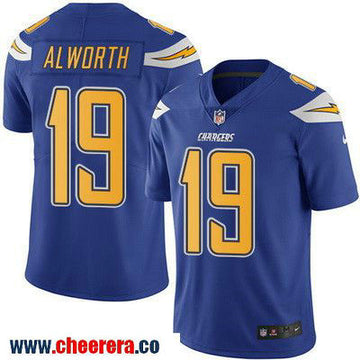 Lance Alworth Los Angeles Chargers royal Color Rush jersey