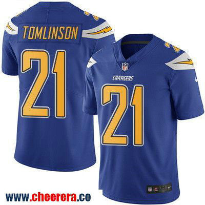 LaDainian Tomlinson Los Angeles Chargers royal Color Rush jersey