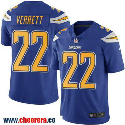 Jason Verrett Los Angeles Chargers royal Color Rush jersey
