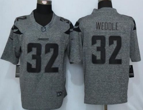 Eric Weddle Los Angeles Chargers gray Limited jersey