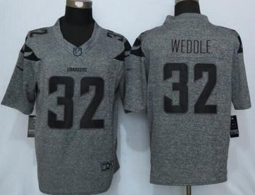 Eric Weddle Los Angeles Chargers gray Limited jersey