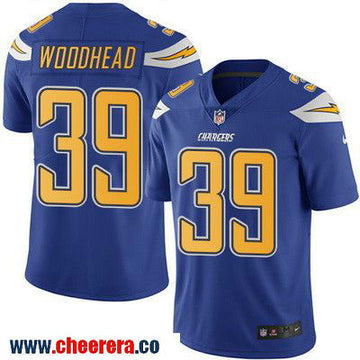 Danny Woodhead Los Angeles Chargers royal Color Rush jersey