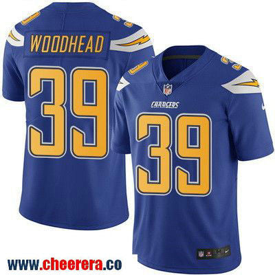 Danny Woodhead Los Angeles Chargers royal Color Rush jersey