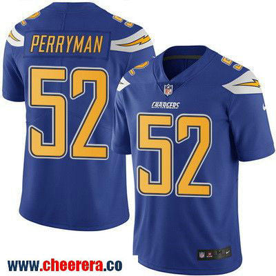 Denzel Perryman Los Angeles Chargers royal Color Rush jersey