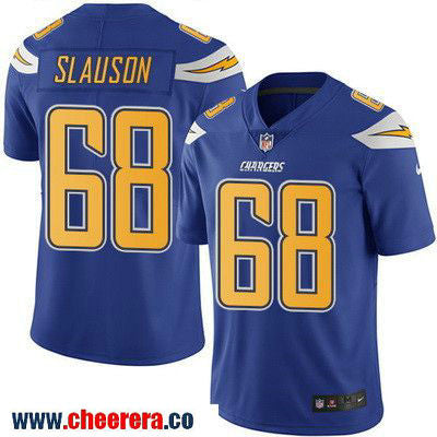 Matt Slauson Los Angeles Chargers royal Color Rush jersey