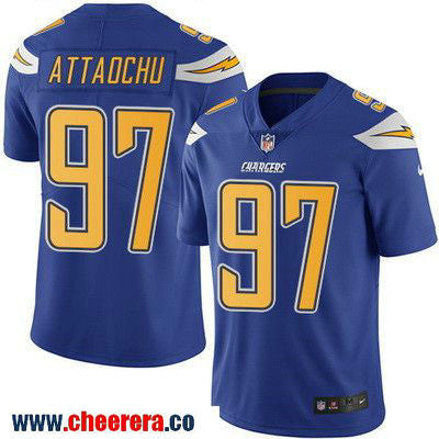 Jeremiah Attaochu Los Angeles Chargers royal Color Rush jersey