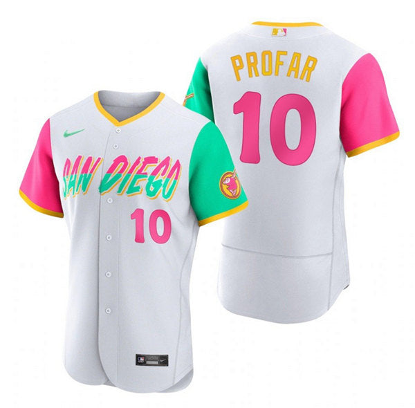 Jurickson Profar San Diego Padres white City Connect jersey