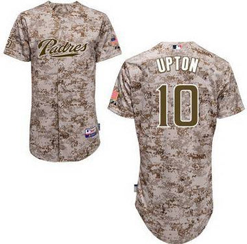 Justin Upton San Diego Padres camo Camo jersey