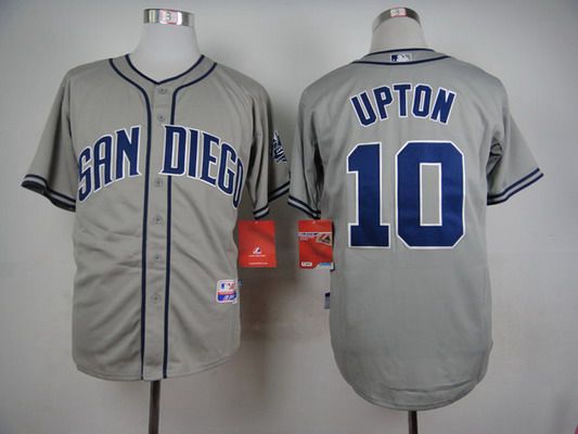 Justin Upton San Diego Padres gray jersey