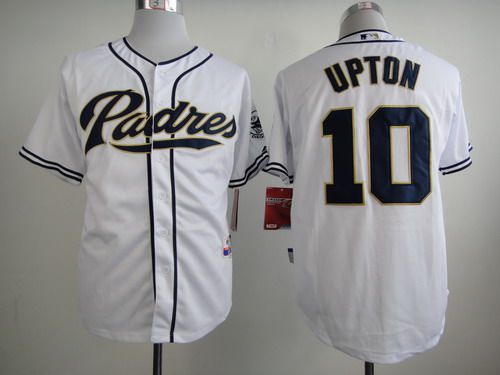 Justin Upton San Diego Padres white jersey