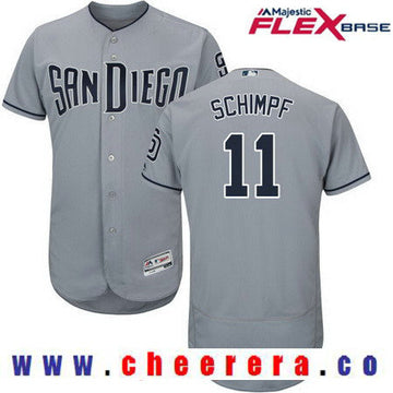Ryan Schimpf San Diego Padres gray Road jersey