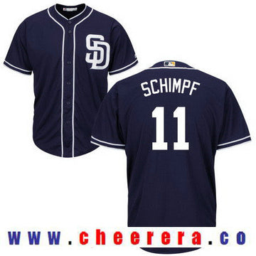 Ryan Schimpf San Diego Padres navy jersey