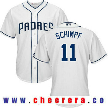 Ryan Schimpf San Diego Padres white Home jersey