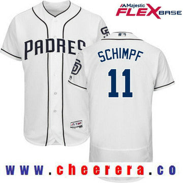 Ryan Schimpf San Diego Padres white Home jersey