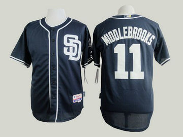 Will Middlebrooks San Diego Padres navy jersey