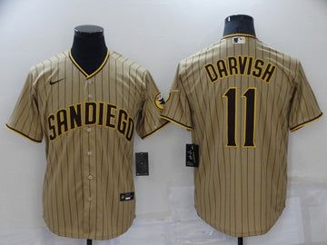 Yu Darvish San Diego Padres brown jersey