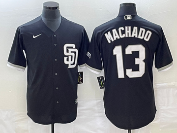 Manny Machado San Diego Padres black jersey