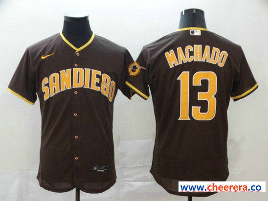Manny Machado San Diego Padres brown jersey