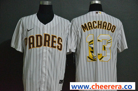 Manny Machado San Diego Padres white Fashion jersey