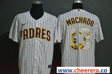 Manny Machado San Diego Padres white Fashion jersey