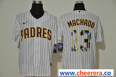 Manny Machado San Diego Padres white jersey
