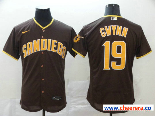 Tony Gwynn San Diego Padres brown jersey