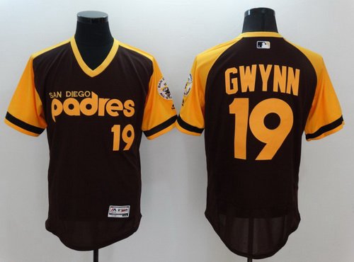 Tony Gwynn San Diego Padres brown Retro jersey