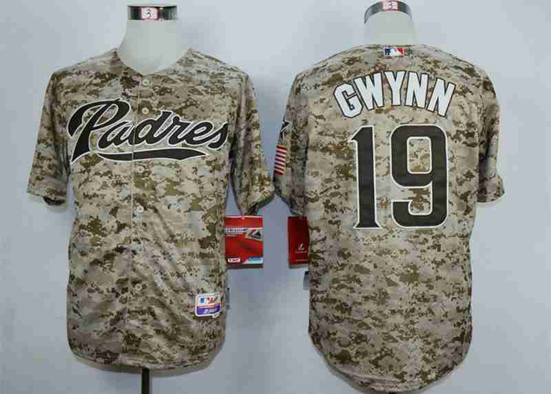 Tony Gwynn San Diego Padres camo Camo jersey